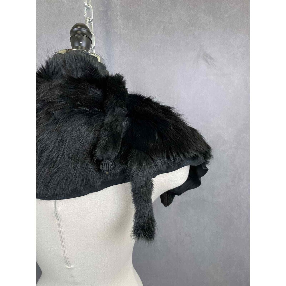 1930s Hudson Bay Fox Fur and Silk Stole - Picture 6 of 14
